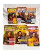 Star Trek Captain&#39;s Table Series, Complete, Books 1-6 (1998), 1st Ed., V... - $472.06 MXN