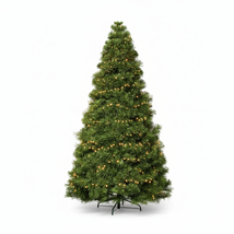 9 Foot Pre-Lit Artificial Full Spruce Christmas Tree with Lights and - €121,17 9 Foot Pre-Lit Artificial Full Spruce Christmas Tree with Lights and - €121,17 EUR