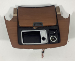 02-08 BMW 745I 745LI 750I FRONT CENTER CUP HOLDER CHROME BEZEL TRIM Q5901 image 5