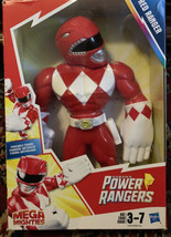 Mega Mighties Power Rangers Red Ranger 10&quot; Action Figure...Playskool Heroes - £26.99 GBP