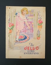 Antique 1915s The JELL-O Girl Entertains Recipe Story Book Art By Rose O&#39;Neill - £27.18 GBP