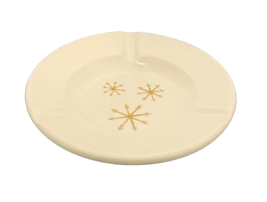 Star Glow Royal China Ashtray Starburst Trinket Dish Ironstone MCM Three... - $17.37