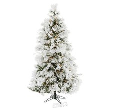 Fraser Hill 6.5&#39; Fir Christmas Tree with White Clear Smart Lights - £223.88 GBP