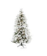 Fraser Hill 6.5&#39; Fir Christmas Tree with White Clear Smart Lights - £222.93 GBP