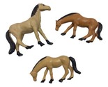 Unbranded  Lot of 3 Assorted Plastic Horses Toys - $9.85
