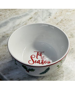 ‘Tis The Season 1 Royal Norfolk 6” Holly Berry Xmas Soup Cereal Bowl - $25.15