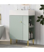 21.6&quot; Green Bathroom Vanity w/ Sink &amp; Storage - $293.29 CAD