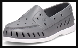 Sperry Top Sider  Men&#39;s Authentic Original Float Boat Shoe in Gray With Box - £39.62 GBP