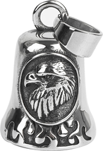 Motorcycle Biker Eagle Bell for Luck, Safe Drive Lucky Gift Accessory key chain - £16.63 GBP