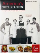 America’s Test Kitchen - The Complete 6th Season - 4 Discs - 26 Episodes - New - £7.70 GBP