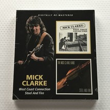 Mick Clarke 2 CD West Coast Connection Steel And Fire New Remastered Sealed - £10.18 GBP