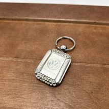 Volkswagen Logo Metal Silver Tone Car Keychain - $14.95