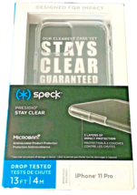 Original Speck Case Presidio Stay Clear for iPhone 11 Pro - Clear - £3.88 GBP
