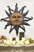 Large Aluminum Celtic Belenos Celestial Solar Sun God Wall Hanging Decor Plaque - £290.90 GBP