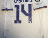 Casemiro #14 Real Madrid UCL Match Slim Fit White Home Soccer Jersey 202... - $90.00