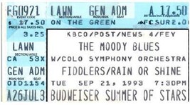 The Moody Blues Concert Ticket Stub September 21 1993 Denver Colorado - £19.46 GBP