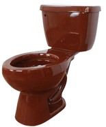 Mexican Toilet ELONGATED Hand Painted - Chocolate - - $1,399.00