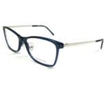 StepperS Brille Rahmen STS-60019 F521 Klar Blau Silber Cat Eye 54-16-135 - $46.25