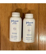 Johnson&#39;s Talc Baby Powder movie prop 2004 4oz 1 Open 1 Sealed read desc... - $32.39