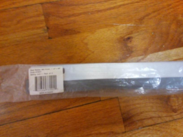 36&quot; x 1.5&quot; metal screw on door sweep mill finish grey rubber code #76001... - $3.95