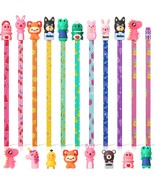 Ireer 60 Pcs Scented Pencils For Kids With Cartoon Pencil Toppers Cute P... - $43.66 CAD