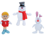 Set of 3 Frosty Plush Toys: Snowman, Karen, Hocus Pocus Rabbit 9-11 inch... - $39.10