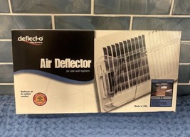 Deflect-o Air Deflector Side Wall Register Vent Clear Adjusts 10&quot;-16&quot; NO... - $19.95