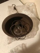 New Rustic led Hang Light in Distressed metal  - Battery Operated image 4