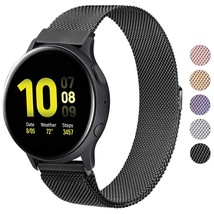 Metal Bands For Samsung Galaxy Watch Active 2 Band, Galaxy Watch 4 / Gal... - £15.65 GBP