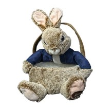Peter Rabbit Dan Dee Plush Easter Egg Basket 2020 Furry Soft Stuffed Animal - £11.72 GBP