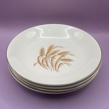 Vintage Homer Laughlin Golden Wheat 22K gold rim Pasta Soup Salad Bowl S... - £19.88 GBP