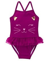 NEW Gymboree Girls  Cat Swim Purple Bathing Suit 2T  NWT - £15.23 GBP