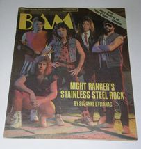 Night Ranger BAM Magazine Vintage 1984 Angelyne The Three O'Clock Black ... - $49.99