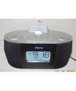 Ihome IDN38 Docking Station Speaker Clock Radio iPhone iPad iPod AUX NO ... - £49.15 GBP