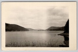 Ny New York RPPC North Lake from across the Dam Postcard B24 - £13.59 GBP