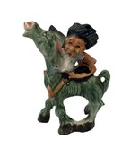 Vintage UCAGCO Hillbilly Donkey Figurine Japan Ceramic Novelty Gag Gift ... - $22.49