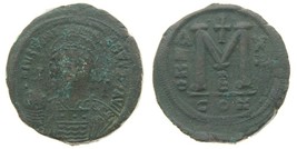 540 Ad Byzantin AE Follis Justinian I An 13 M Constantinople Mint SB-163 - $2,664.07 MXN