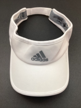 Adidas Climalite Womens White Adjustable Golf Tennis Visor Hat Cap - $8.90