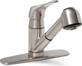 Premier 2495808 Kitchen Faucet With Pull-Out and Single Handle - Brushed... - £78.95 GBP