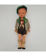 Bavarian German Boy Doll Celluloid Plastic Toy Lederhosen Octoberfest 9&quot;... - £13.87 GBP