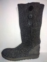 UGG Women&#39;s Boots1876  Cardy Classic Knit Gray Size 8 - £32.93 GBP