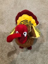 Webkinz Gobbler Turkey, Gently Used, No Code, Yellow/Brown/Red, 2010 release. - £10.46 GBP