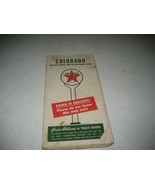 Vintage Texaco Colorado Road Map 1942 - €17,19 EUR