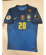 Roberto Firmino Brazil 2021 Copa America Match Slim Away Soccer Jersey 2... - £88.14 GBP