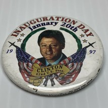 Bill Clinton 53rd Presidential Inauguration Button Pin Election January ... - £7.12 GBP