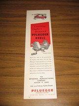 1949 Print Ad Pflueger Supreme Fishing Reels Enterprise Mfg Akron,OH - $9.79