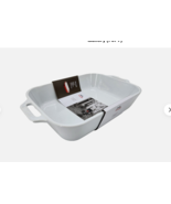 STAUB Ceramique Rectangular Gratin Baking Dish 10.5”x7.5” 2.5qt White NEW - $29.65