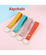 Keychain -Elegant Leather Double-Sided Pu, Fit For Couples &amp; Students - $31.34