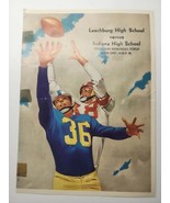 1953 Leechburg Blue Devils PA vs Indiana PA High School Football Program... - £9.42 GBP