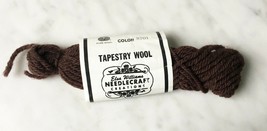 Elsa Williams Needlecraft 100% Wool Tapestry Yarn - Partial Skeins Brown & Pink - $4.70